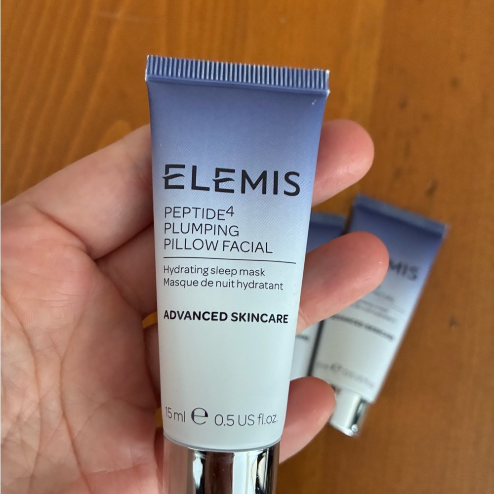 4/$75 Elemis peptide4 plumping pillow facial 15ml hydrating sleep mask